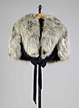 Stole, Fur, silk, American