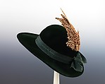 Hat, Gilbert Adrian  American, silk, feathers, American
