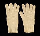 Gloves, Wool, cotton, American