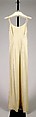 Evening slip, Schiaparelli French, Silk, French