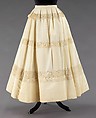 Petticoat, Mainbocher  French and American, silk, linen, American