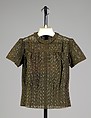Blouse, Schiaparelli  French, Cotton, French