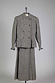 Suit, Mainbocher  French and American, Wool, American