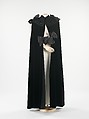Evening cape, Elsa Schiaparelli (Italian, 1890–1973), silk, French