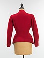 Jacket, Charles James (American, born Great Britain, 1906–1978), wool, silk, American