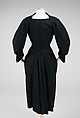 Dress, Charles James (American, born Great Britain, 1906–1978), wool, American