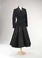 Evening suit, Mainbocher  French and American, wool, silk, American