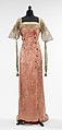 Evening dress, Callot Soeurs (French, active 1895–1937), silk, metal, rhinestones, French