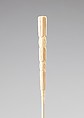 Parasol, silk, ivory, wood, metal, American