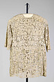 Evening overblouse, Callot Soeurs  French, Linen, probably French