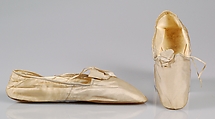 Evening slippers, P. Rouillier, Silk, French