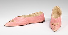 Slippers, leather, European
