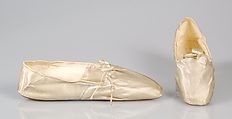 Evening slippers, P. Rouillier, Silk, French