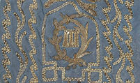 Mantle, silk, metal thread, Spanish