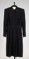Coat, Miss Louise Barnes Gallagher, Wool, American