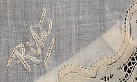 Handkerchief, cotton, linen, French