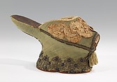 Chopines, silk, metal, Italian