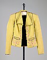 Evening jacket, Schiaparelli (French, founded 1927), Silk, metallic, French