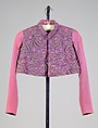 Evening jacket, Schiaparelli French, Wool, silk, French