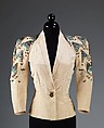 Evening jacket, Elsa Schiaparelli (Italian, 1890–1973), silk, metal, French
