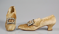 Evening shoes, I. Miller American, Silk, metal, glass, rhinestones, American