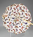 Parasol, Schiaparelli (French, founded 1927), cotton, wood, French