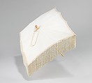 Parasol, Elsa Schiaparelli  Italian, silk, wood, metal, leather, plastic, French