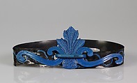 Evening belt, Schiaparelli French, plastic (cellulose acetate, cellulose nitrate), metal, French