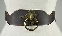 Belt, Claire Kennedy (American), Leather, metal, American