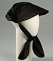 Hat, Schiaparelli  French, Silk, straw, French