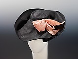 Hat, Schiaparelli  French, straw, silk, French