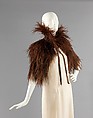 Evening cape, Caroline Reboux  French, feathers, silk, French