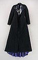 Evening coat, Schiaparelli French, wool, silk, French