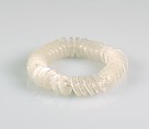 Bracelet, Schiaparelli  French, Glass, elastic, French