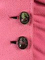 Jacket, Schiaparelli (French, founded 1927), wool, fur, plastic, French
