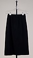Skirt, Schiaparelli French, Wool, French