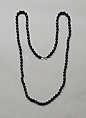 Necklace, Glass, American