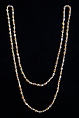 Necklace, Glass, metal, possibly French