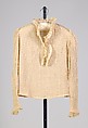 Blouse, Schiaparelli French, Cotton, French