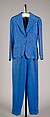 Pantsuit, Schiaparelli  French, Linen, French