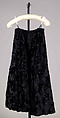 Evening skirt, Synthetic (probably), American