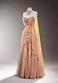 Evening dress, Sophie Gimbel  American, silk, rhinestones, American