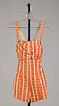 Bathing suit, Carolyn Schnurer American, Cotton, American