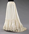 Petticoat, cotton, American