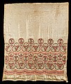 Textile, Attributed to Sarah Lipska (Polish, 1882–1973), silk, metal, glass, French