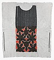 Textile piece, Textile design attributed to Sarah Lipska (Polish, 1882–1973), silk, metal, French