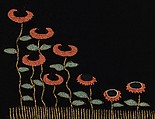 Textile, Sarah Lipska (Polish, 1882–1973), silk, metal, French