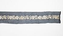 Textile, Textile design attributed to Sarah Lipska (Polish, 1882–1973), silk, metal, French