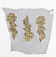 Textile, Textile design attributed to Sarah Lipska (Polish, 1882–1973), silk, metal, French