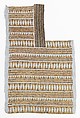 Textile, silk, metal, French